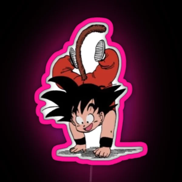 Kid Goku RGB Neon Sign