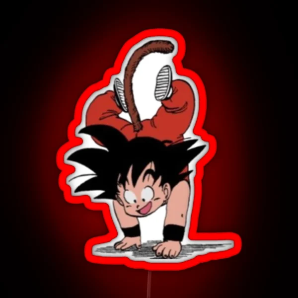 Kid Goku RGB Neon Sign