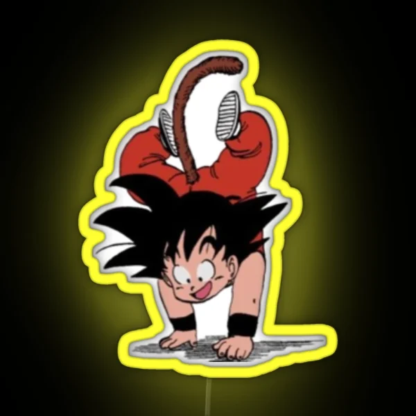 Kid Goku RGB Neon Sign