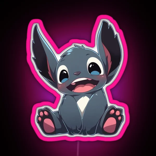 Kid Stitch RGB Neon Sign