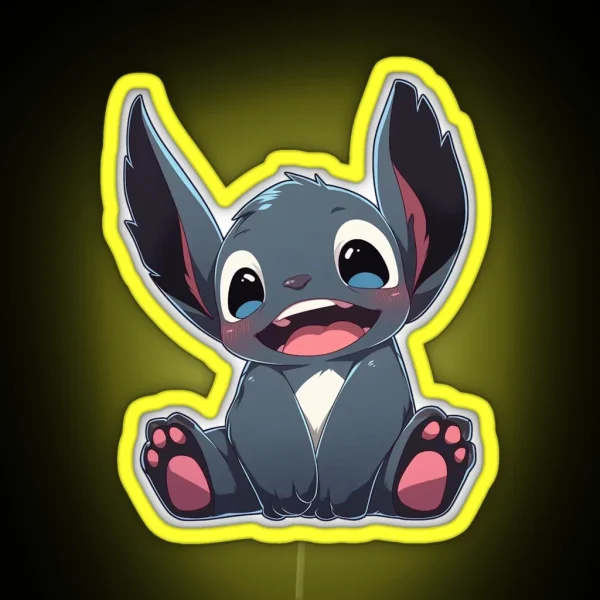 Kid Stitch RGB Neon Sign