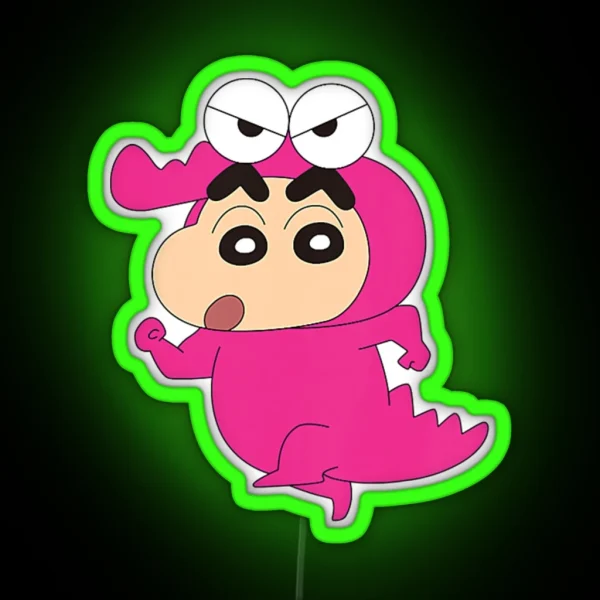 Kids Crayon Shin Chan Waniyama Shin Chan RGB Neon Sign