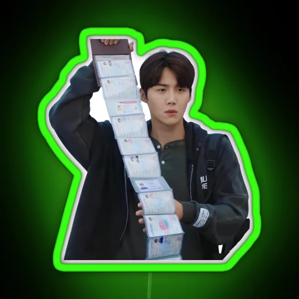 Kim Seonho Hometown Chachacha RGB Neon Sign
