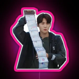 Kim Seonho Hometown Chachacha RGB Neon Sign