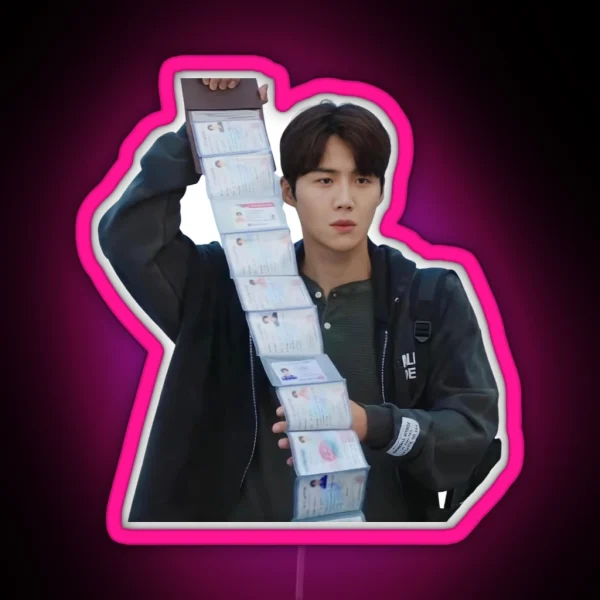 Kim Seonho Hometown Chachacha RGB Neon Sign