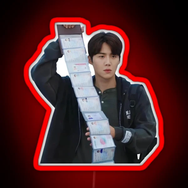 Kim Seonho Hometown Chachacha RGB Neon Sign
