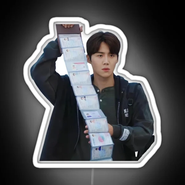 Kim Seonho Hometown Chachacha RGB Neon Sign