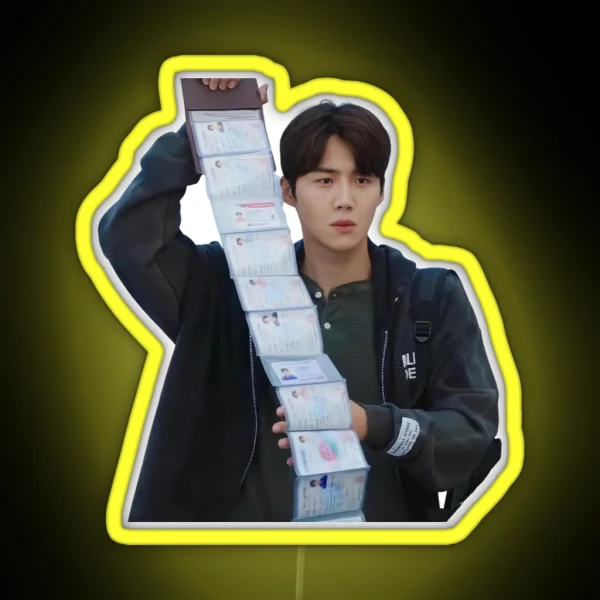 Kim Seonho Hometown Chachacha RGB Neon Sign