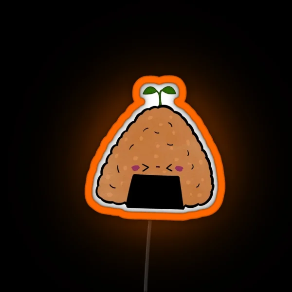 Kimchi Sprout Onigiri RGB Neon Sign