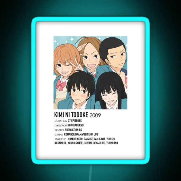 Kimi Ni Todoke Alternative Poster RGB Neon Sign