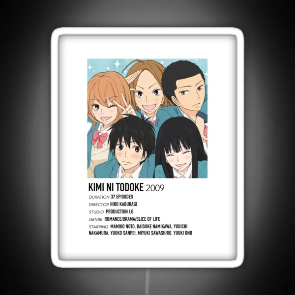 Kimi Ni Todoke Alternative Poster RGB Neon Sign