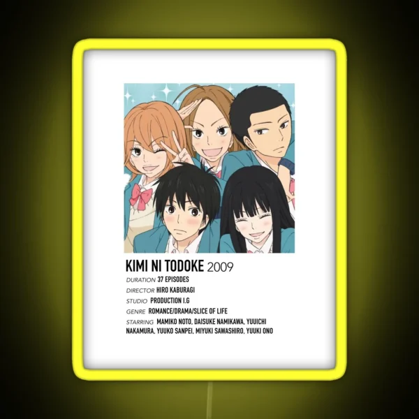 Kimi Ni Todoke Alternative Poster RGB Neon Sign
