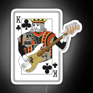 King Bass P RGB Neon Sign