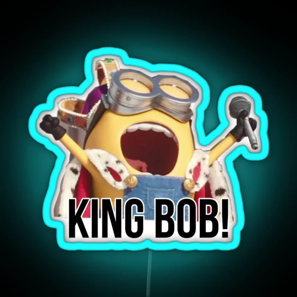 KING BOB RGB Neon Sign