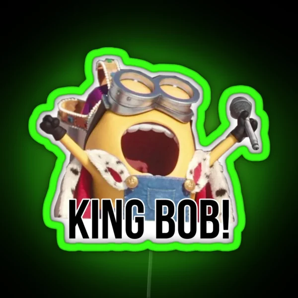 KING BOB RGB Neon Sign