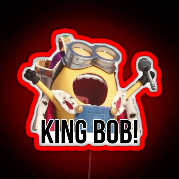 KING BOB RGB Neon Sign