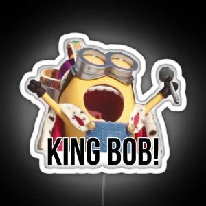 KING BOB RGB Neon Sign