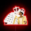 King George And Queen Charlotte S Coronation RGB Neon Sign - Image 2