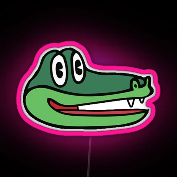 King Gizzard And The Lizard Wizard Lizard Head RGB Neon Sign