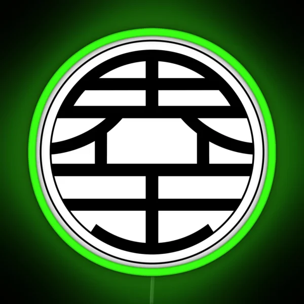 King Kai Symbol Dragonballz Goku Led RGB Neon Sign