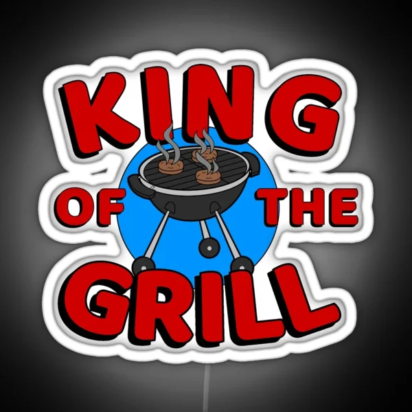 King Of The Grill RGB Neon Sign