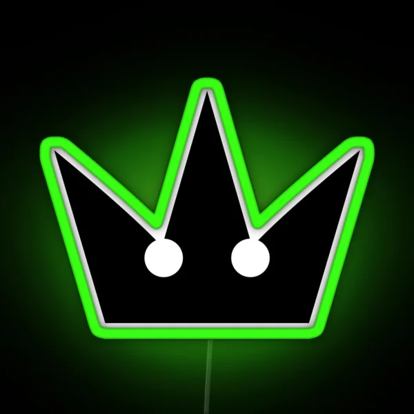 Kingdom Hearts Crown RGB Neon Sign