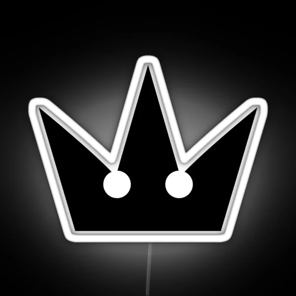 Kingdom Hearts Crown RGB Neon Sign