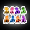 Kingdom Hearts Set RGB Neon Sign