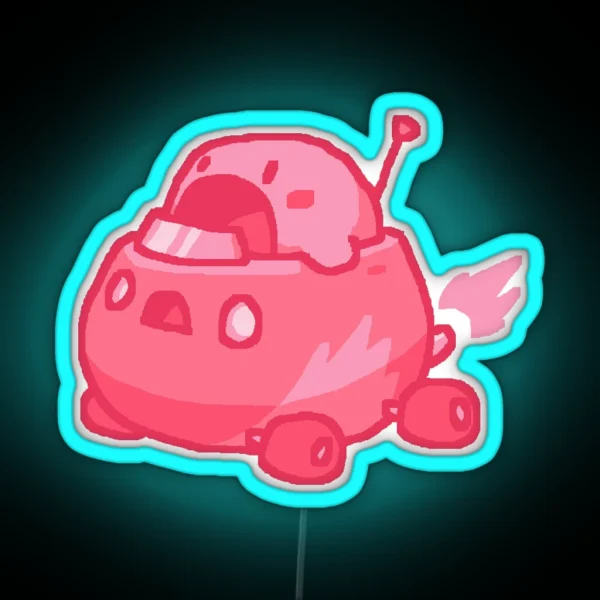 Kirbo Kart RGB Neon Sign