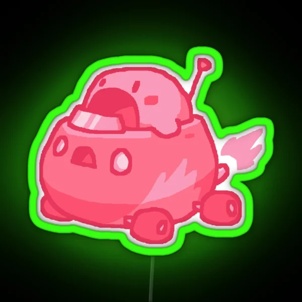 Kirbo Kart RGB Neon Sign