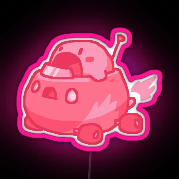 Kirbo Kart RGB Neon Sign