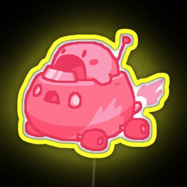 Kirbo Kart RGB Neon Sign