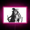 Kirito And Asuna In Black And White RGB Neon Sign - Image 6