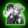 Kirito Asuna And Yui Grayscale RGB Neon Sign - Image 4