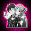 Kirito Asuna And Yui Grayscale RGB Neon Sign - Image 6