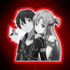 Kirito Asuna And Yui Grayscale RGB Neon Sign - Image 2
