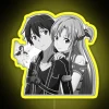 Kirito Asuna And Yui Grayscale RGB Neon Sign - Image 5