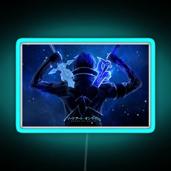Kirito Dual RGB Neon Sign