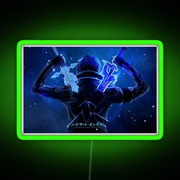 Kirito Dual RGB Neon Sign