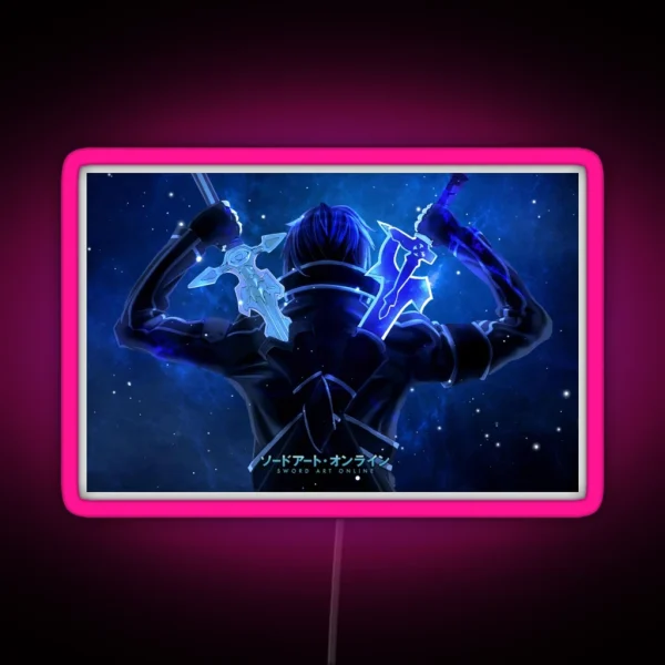 Kirito Dual RGB Neon Sign