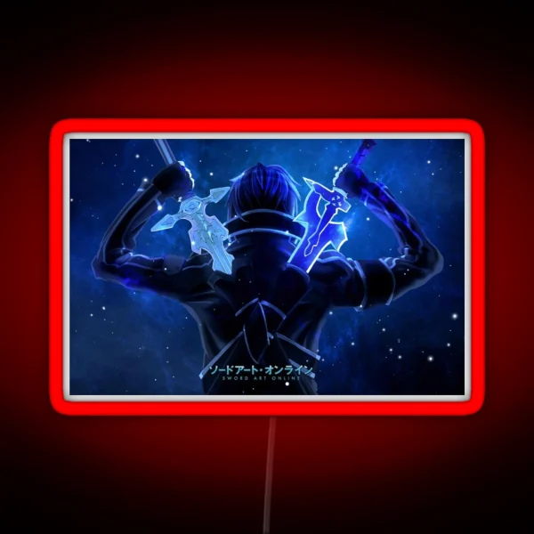 Kirito Dual RGB Neon Sign