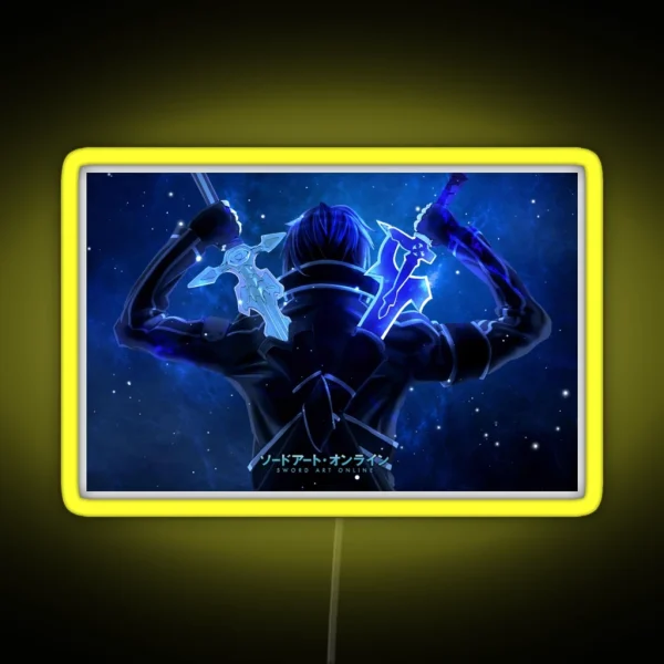 Kirito Dual RGB Neon Sign