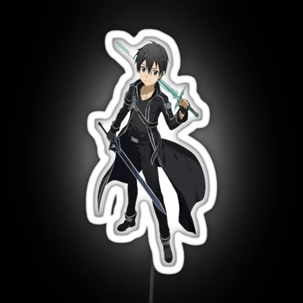 Kirito SAO RGB Neon Sign