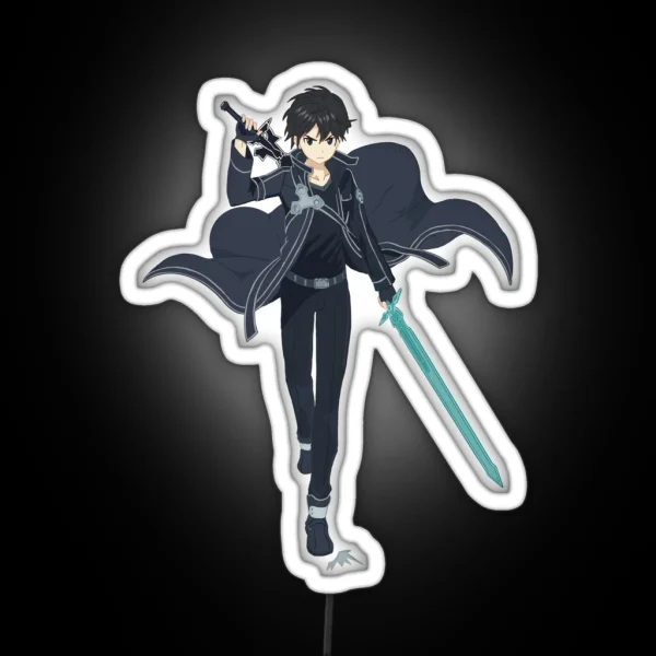 Kirito SAO Sword Art Online RGB Neon Sign