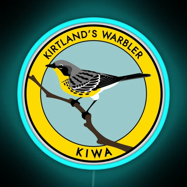 Kirtland S Warbler RGB Neon Sign