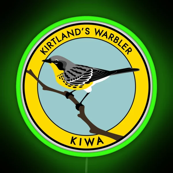 Kirtland S Warbler RGB Neon Sign