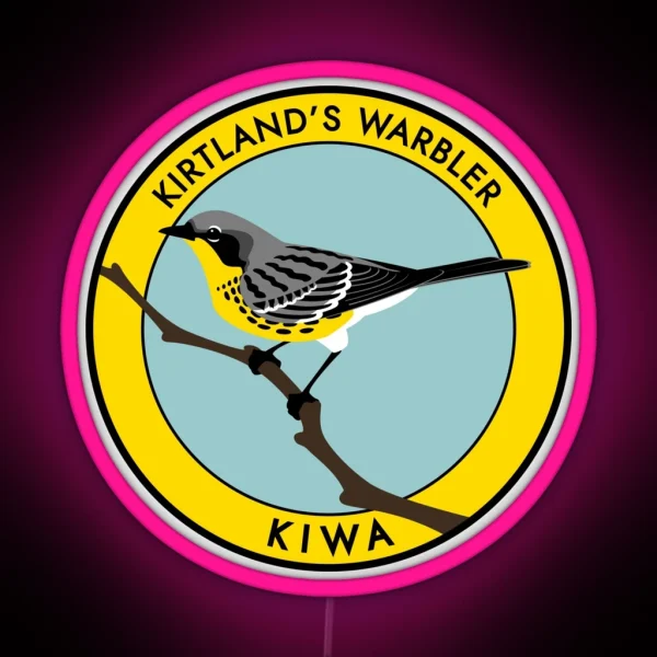 Kirtland S Warbler RGB Neon Sign