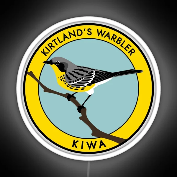 Kirtland S Warbler RGB Neon Sign