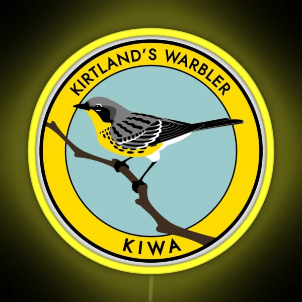 Kirtland S Warbler RGB Neon Sign