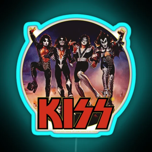 KISS Band Members RGB Neon Sign